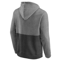Los Angeles Kings Fanatics Block Party Signature Pullover Hoodie - Heather Gray/Heather Charcoal Hoodies