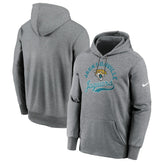 Jacksonville Jaguars Performance Fleece Pullover Hoodie - Heather Gray for sale