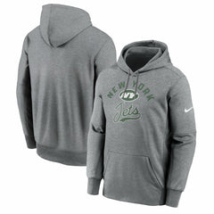 New York Jets Performance Fleece Pullover Hoodie - Heather Gray online