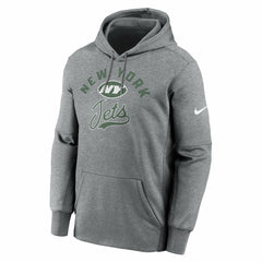 New York Jets Performance Fleece Pullover Hoodie - Heather Gray online