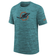 Miami Dolphins Youth 2025 Rivalries Collection Sideline Velocity Dri-FIT T-Shirt - Turbo Green sale