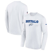 Buffalo Bills Youth 2025 Rivalries Collection Sideline Legend Dri-FIT Long Sleeve T-Shirt - White for sale