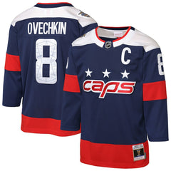 Alexander Ovechkin Washington Capitals Mitchell & Ness Youth 2018 NHL Stadium Series Power Play 2.0 Player Jersey - Navy Jerseys