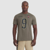 Joe Burrow Cincinnati Bengals 2025 Salute to Service Name & Number T-Shirt - Olive online