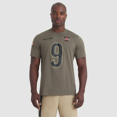 Joe Burrow Cincinnati Bengals 2025 Salute to Service Name & Number T-Shirt - Olive online