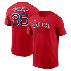 Garrett Crochet Boston Red Sox Fuse Name & Number T-Shirt Red