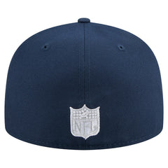 Dallas Cowboys New Era Throwback Oversized 59FIFTY Fitted Hat - Navy on sale