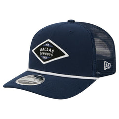 Dallas Cowboys New Era 9SEVENTY Team Rope Stretch-Snap Hat - Navy discount