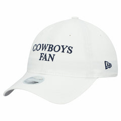 Dallas Cowboys New Era Women's Team Fan 9TWENTY Adjustable Hat - White discount