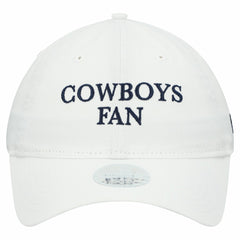 Dallas Cowboys New Era Women's Team Fan 9TWENTY Adjustable Hat - White discount