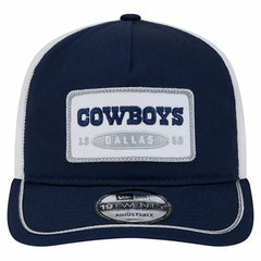 Dallas Cowboys New Era Patch 19TWENTY Adjustable Hat - Navy/White for sale