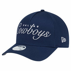 Dallas Cowboys New Era Women's Metallic A-Frame 9FORTY Adjustable Hat - Navy on sale