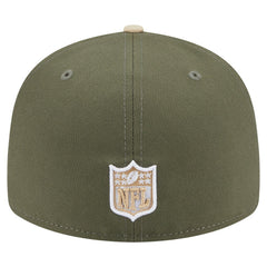 Dallas Cowboys New Era 2-Tone Color Pack Split Panel 59FIFTY Fitted Hat - Light Beige/Olive for sale