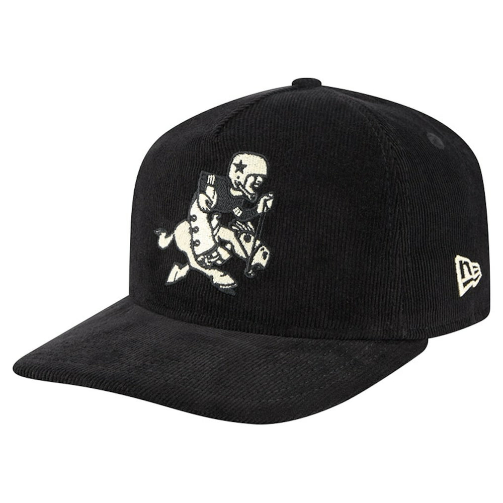 Dallas Cowboys New Era Retro Joe Nostalgic Corduroy Golfer Adjustable Hat - Black online