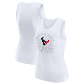 Houston Texans WEAR by Erin Andrews Women's Ribbed Graphic Tank Top - White online