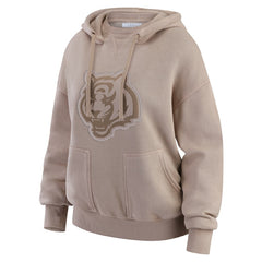 Cincinnati Bengals WEAR by Erin Andrews Women's Washed Pullover Crewdie - Tan cheap