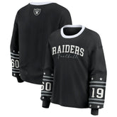 Las Vegas Raiders WEAR by Erin Andrews Women's Sport Long-Sleeve T-Shirt - Black outlet