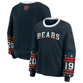 Chicago Bears WEAR by Erin Andrews Women's Plus Size Sport Long-Sleeve T-Shirt - Navy on sale