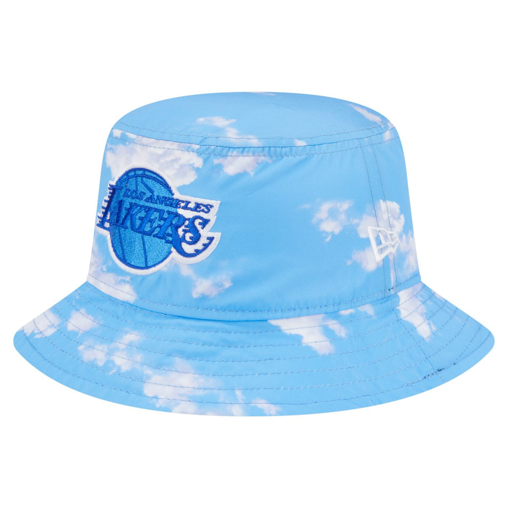 Los Angeles Lakers Summer Sun and Storm Reversible Bucket Hat - Black/Light Blue on sale