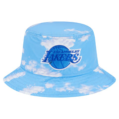 Los Angeles Lakers Summer Sun and Storm Reversible Bucket Hat - Black/Light Blue on sale