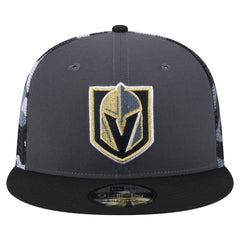 Vegas Golden Knights New Era Camo Meshback 9FIFTY Snapback Hat - Gray/Black Hats