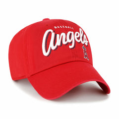 Los Angeles Angels Women's Ariana Clean Up Adjustable Hat Red