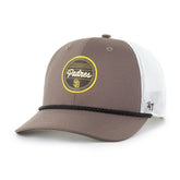 San Diego Padres Fairway Trucker Adjustable Hat Brown/White