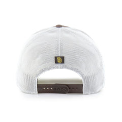 San Diego Padres Fairway Trucker Adjustable Hat Brown/White