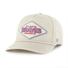 Atlanta Braves Cairn Hitch Adjustable Hat Khaki