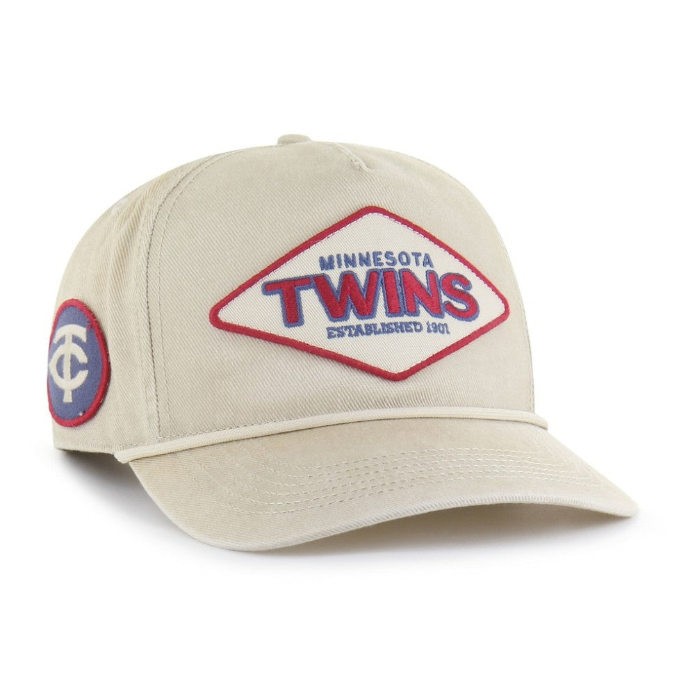 Minnesota Twins Cairn Hitch Adjustable Hat Khaki