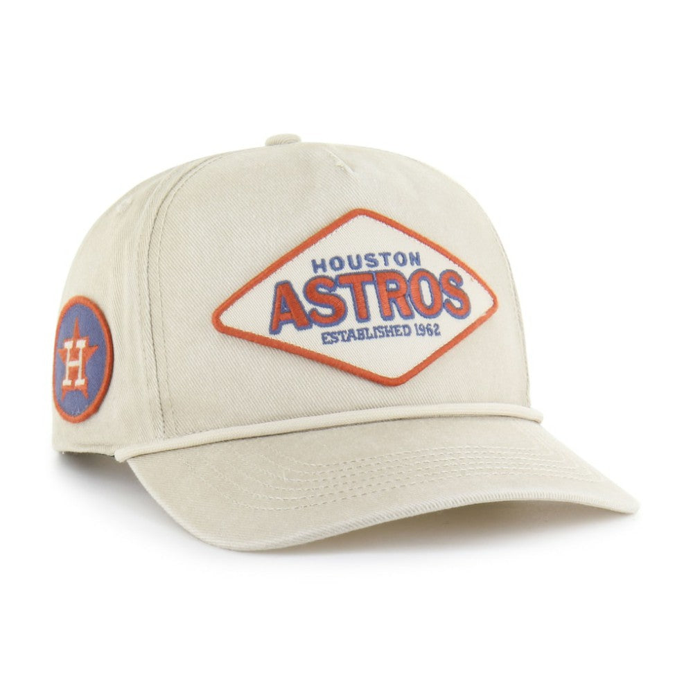 Houston Astros Cairn Hitch Adjustable Hat Khaki
