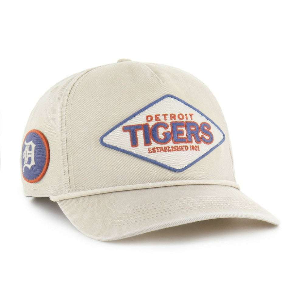 Detroit Tigers Cairn Hitch Adjustable Hat Khaki