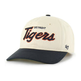 Detroit Tigers Crosstown Franchise Fitted Hat Natural