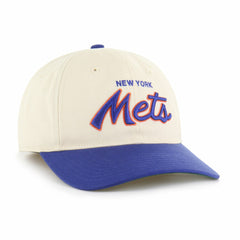 New York Mets Crosstown Franchise Fitted Hat Natural