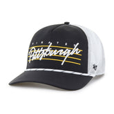 Pittsburgh Pirates Brrr Downburst Mesh Hitch Adjustable Hat Black