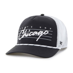 Chicago White Sox Brrr Downburst Mesh Hitch Adjustable Hat Black