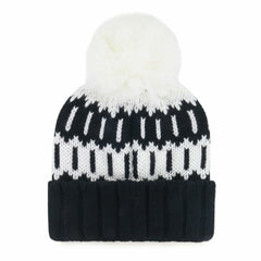 Chicago White Sox Women's Felicity Cuffed Knit Hat with Pom Black