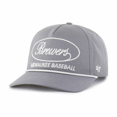 Milwaukee Brewers Foundational Hitch Adjustable Hat Gray