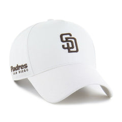San Diego Padres Foundational Pinch Offside Adjustable Hat White