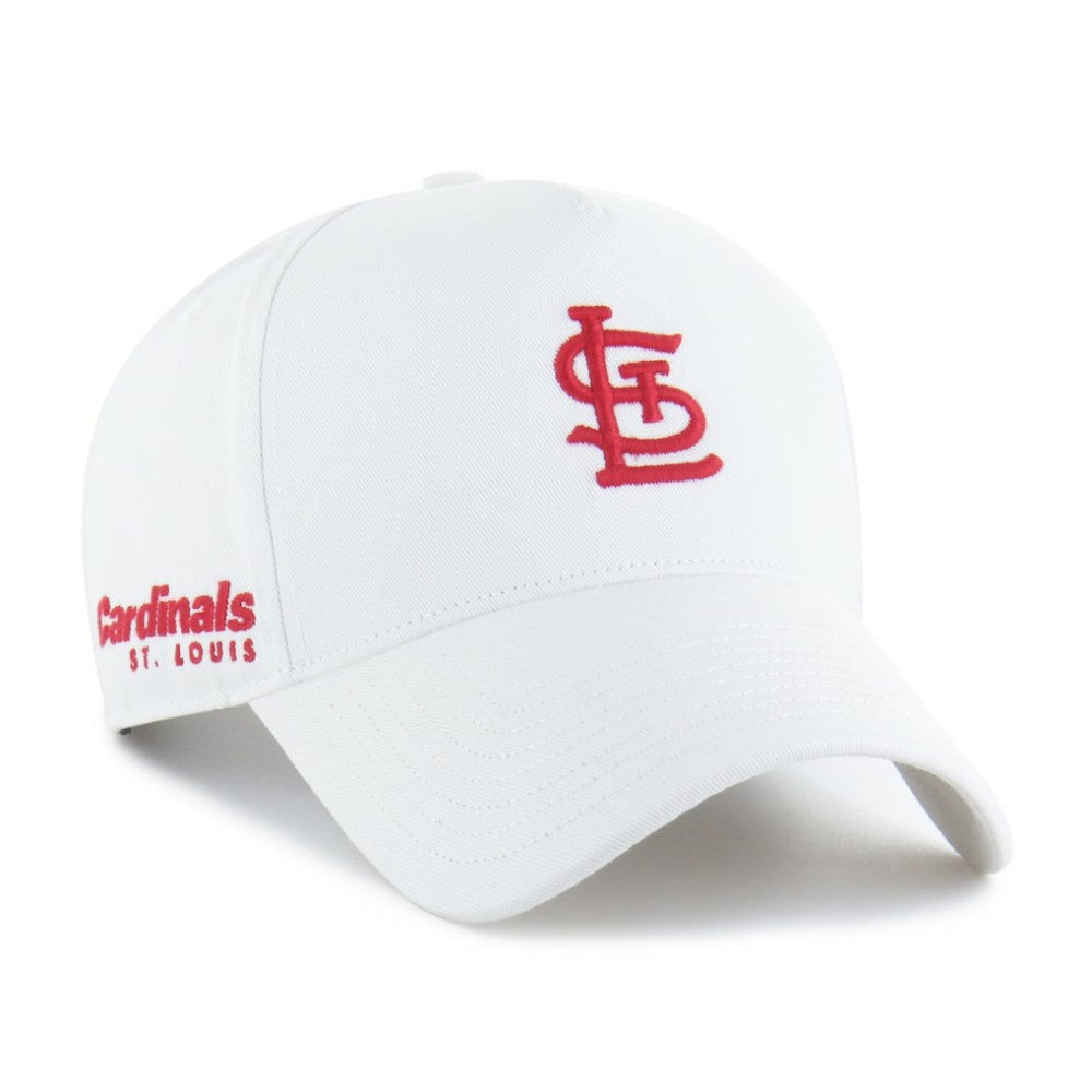 St. Louis Cardinals Foundational Pinch Offside Adjustable Hat White