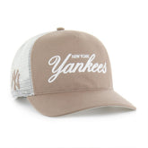 New York Yankees Foundational Mesh Hitch Adjustable Hat Brown