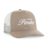 Pittsburgh Pirates Foundational Mesh Hitch Adjustable Hat Brown