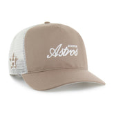 Houston Astros Foundational Mesh Hitch Adjustable Hat Brown