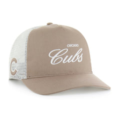 Chicago Cubs Foundational Mesh Hitch Adjustable Hat Brown
