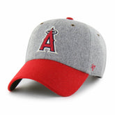 Los Angeles Angels Golden Age Wool Clean Up Adjustable Hat Gray/Red