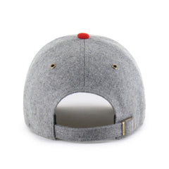 St. Louis Cardinals Golden Age Wool Clean Up Adjustable Hat Gray/Red