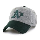 Athletics Golden Age Wool Clean Up Adjustable Hat Gray/Green