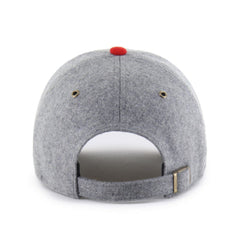 Cincinnati Reds Golden Age Wool Clean Up Adjustable Hat Gray/Red