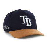 Tampa Bay Rays Gold Age Wool Hitch Adjustable Hat Navy