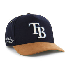 Tampa Bay Rays Gold Age Wool Hitch Adjustable Hat Navy